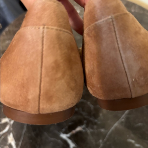 Ann Taylor tan suede flats - Picture 3 of 4